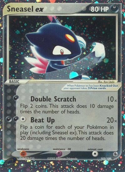 Sneasel ex (103/109) [EX: Ruby & Sapphire] | Tables and Towers