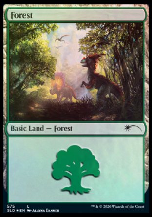 Forest (Dinosaurs) (575) [Secret Lair Drop Promos] | Tables and Towers