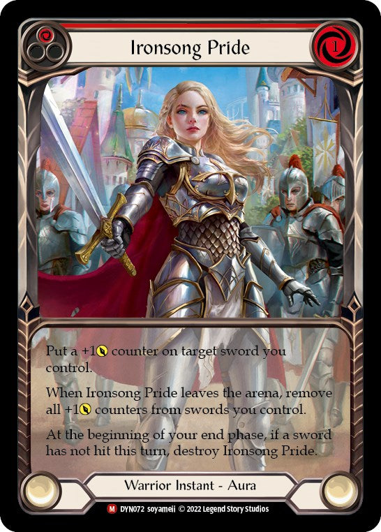 Ironsong Pride (Extended Art) [DYN072] (Dynasty)  Rainbow Foil | Tables and Towers