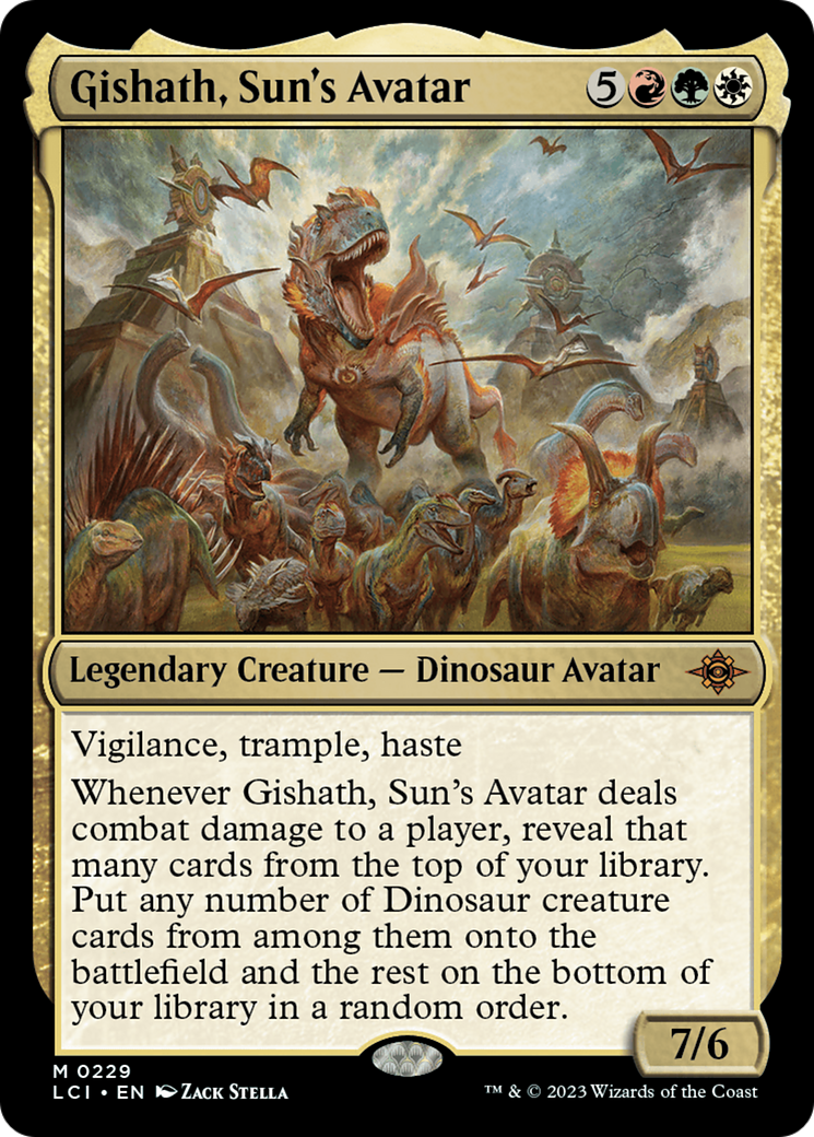 Gishath, Sun's Avatar [The Lost Caverns of Ixalan] | Tables and Towers