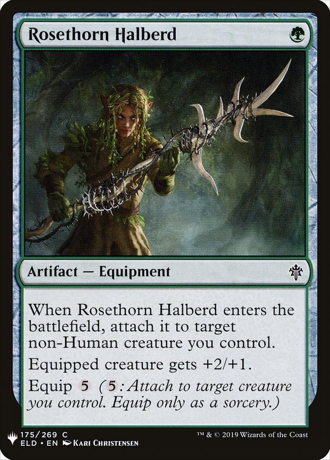 Rosethorn Halberd [Mystery Booster] | Tables and Towers