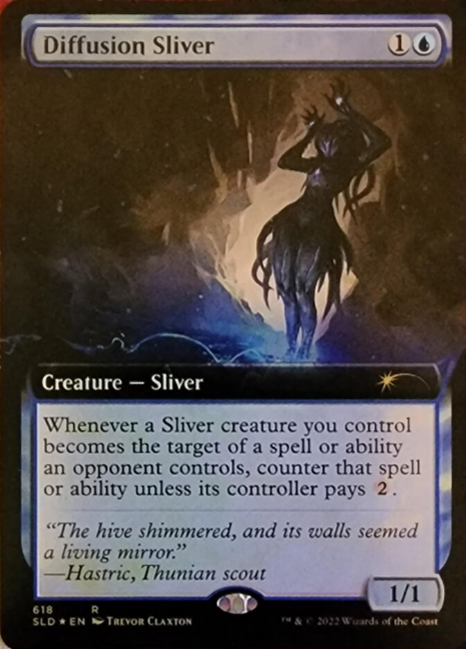 Diffusion Sliver (Extended Art) [Secret Lair Drop Promos] | Tables and Towers