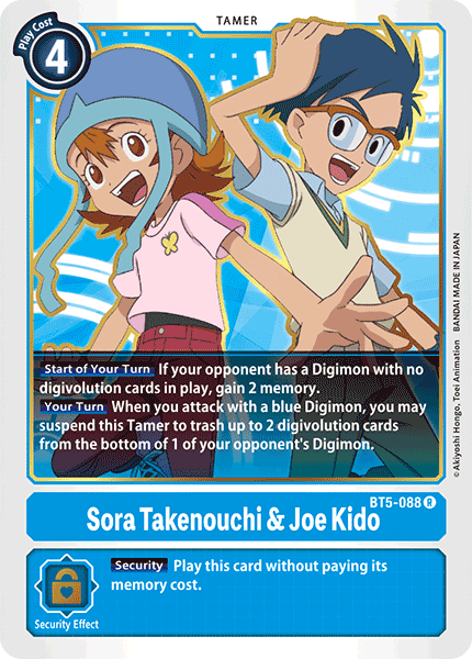 Sora Takenouchi & Joe Kido [BT5-088] [Battle of Omni] | Tables and Towers