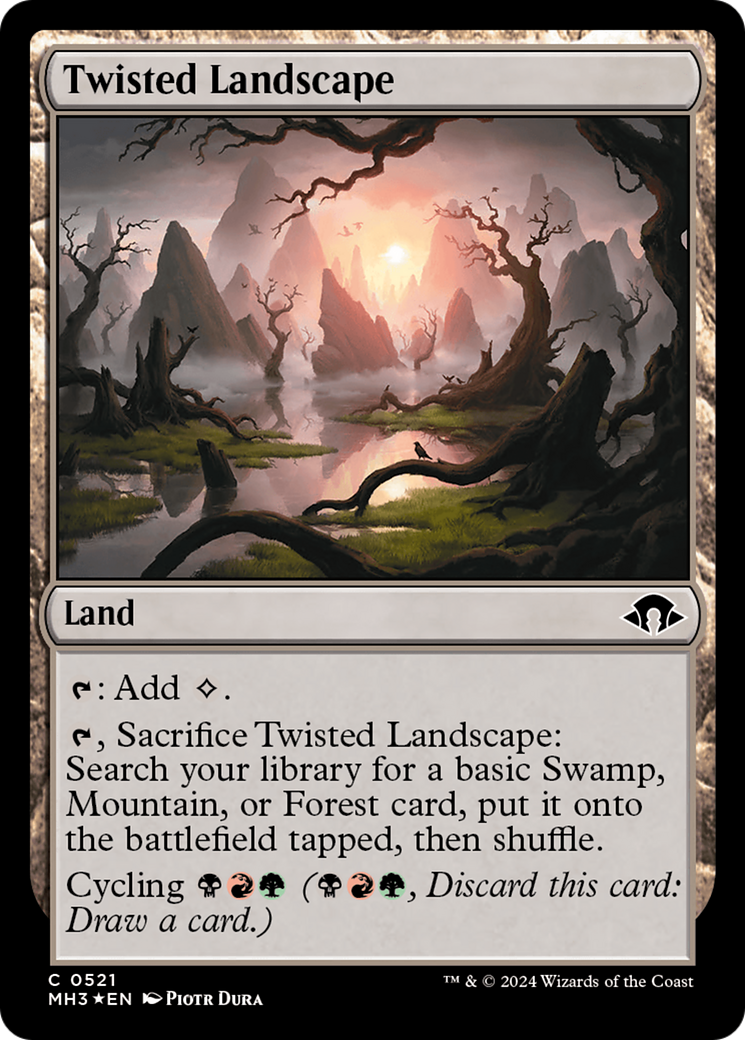 Twisted Landscape (Ripple Foil) [Modern Horizons 3] | Tables and Towers