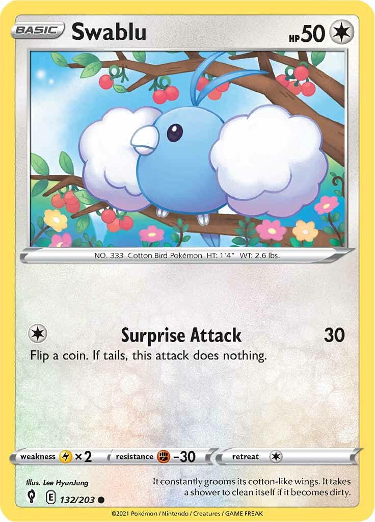 Swablu (132/203) [Sword & Shield: Evolving Skies] | Tables and Towers