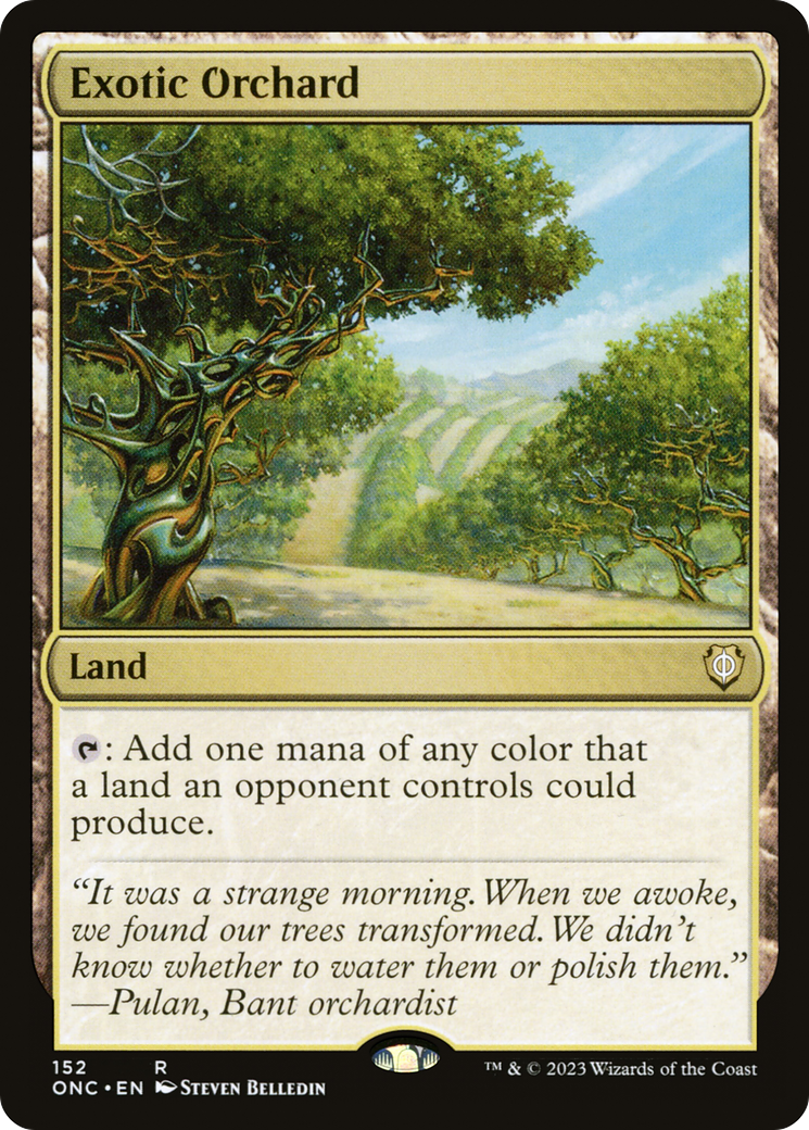 Exotic Orchard [Phyrexia: All Will Be One Commander] | Tables and Towers