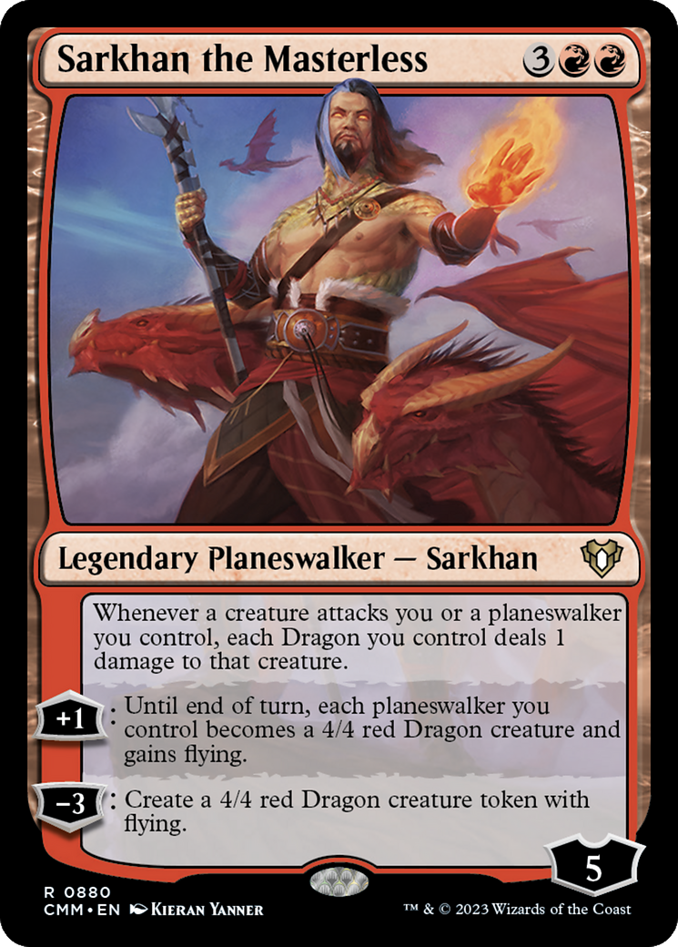 Sarkhan the Masterless [Commander Masters] | Tables and Towers