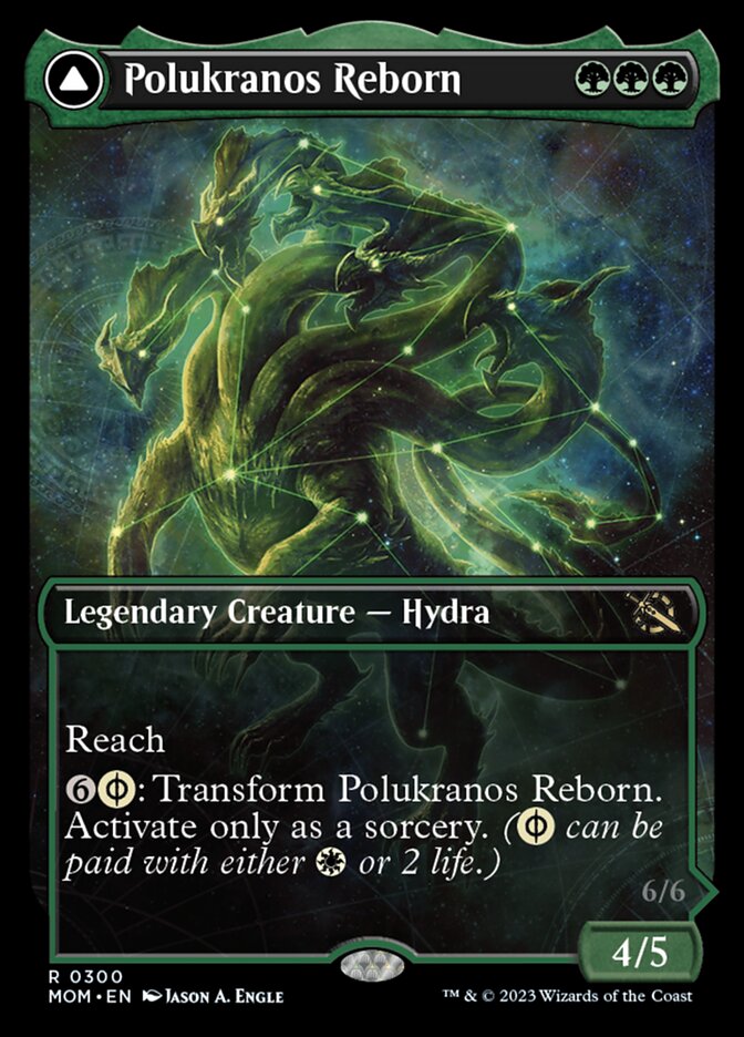 Polukranos Reborn // Polukranos, Engine of Ruin (Showcase Planar Booster Fun) [March of the Machine] | Tables and Towers