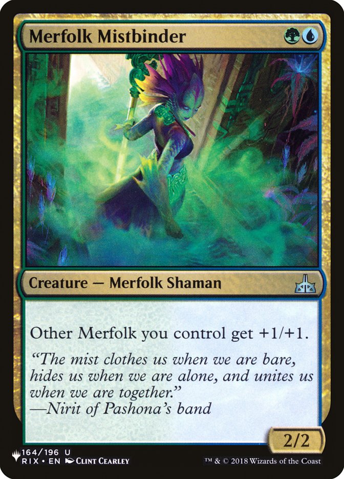 Merfolk Mistbinder [The List] | Tables and Towers