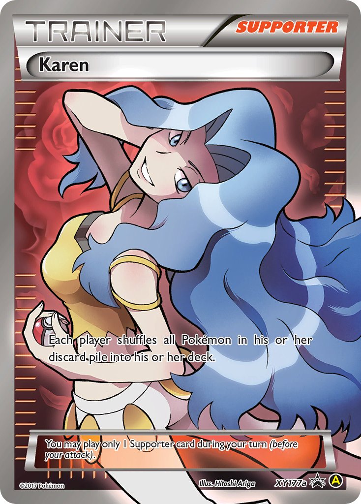 Karen (XY177a) [Alternate Art Promos] | Tables and Towers