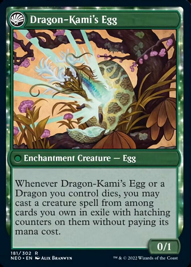 The Dragon-Kami Reborn // Dragon-Kami's Egg [Kamigawa: Neon Dynasty] | Tables and Towers