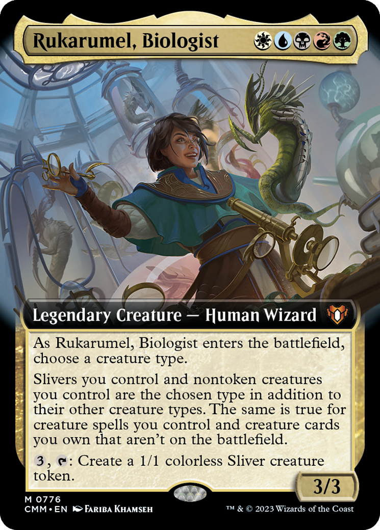 Rukarumel, Biologist (Extended Art) [Commander Masters] | Tables and Towers