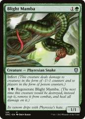 Blight Mamba [Phyrexia: All Will Be One Commander] | Tables and Towers