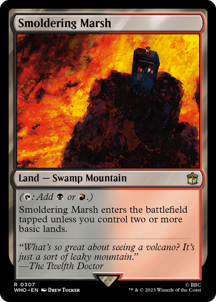 Smoldering Marsh [Doctor Who] | Tables and Towers