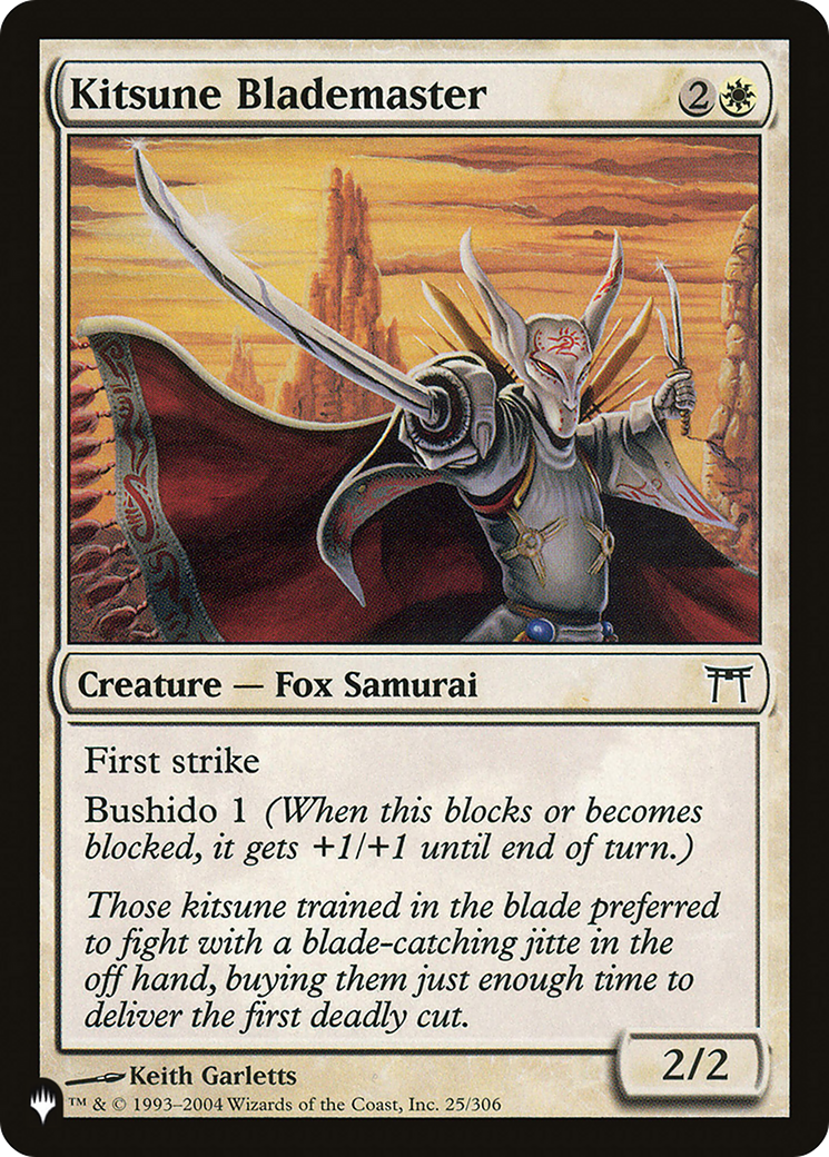 Kitsune Blademaster [The List Reprints] | Tables and Towers