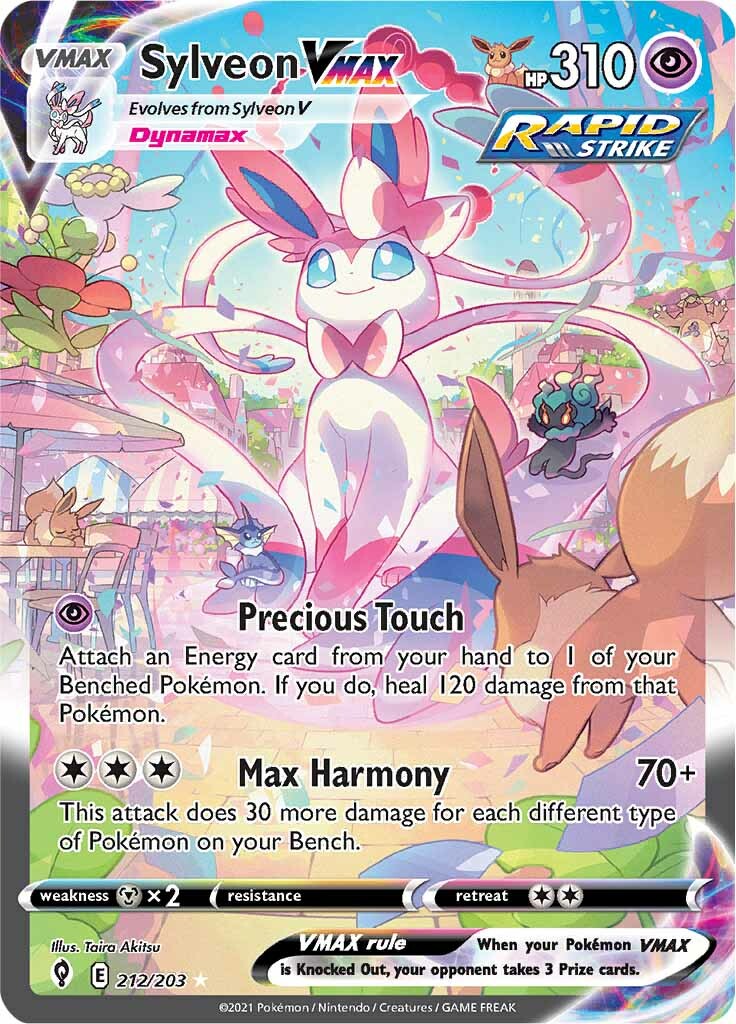 Sylveon VMAX (212/203) [Sword & Shield: Evolving Skies] | Tables and Towers