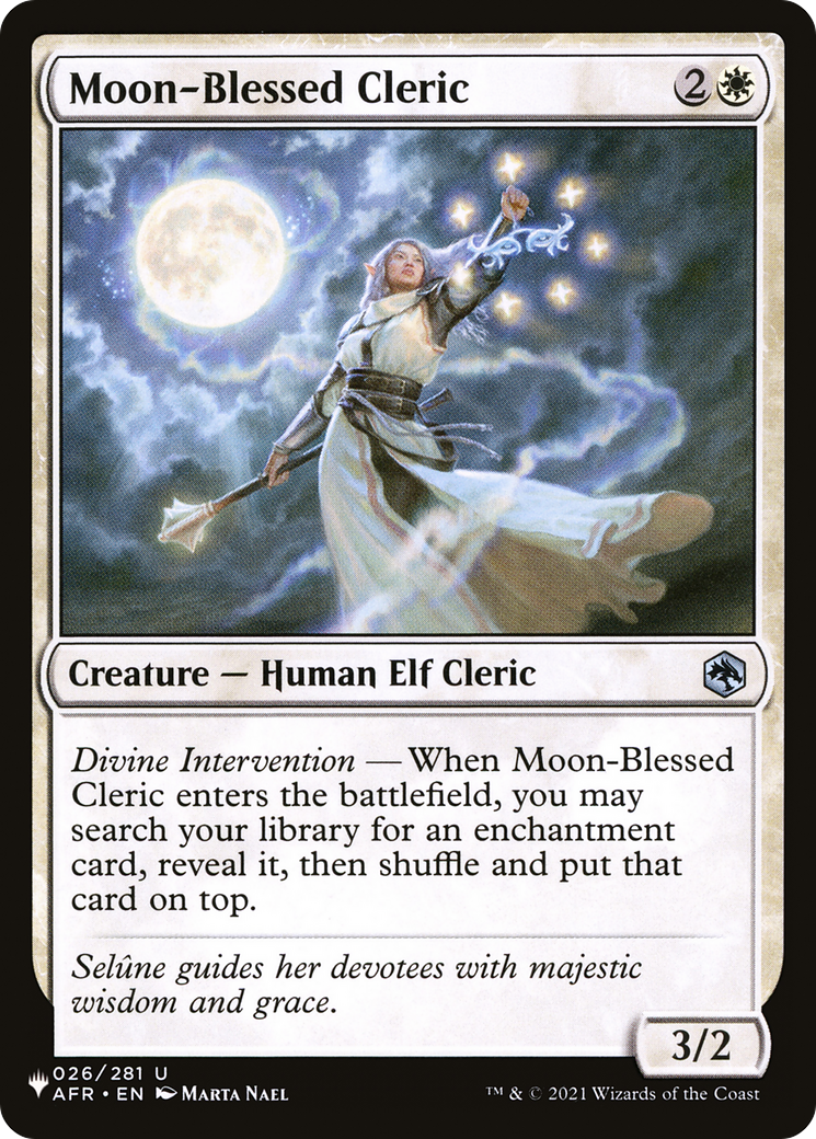 Moon-Blessed Cleric [The List Reprints] | Tables and Towers