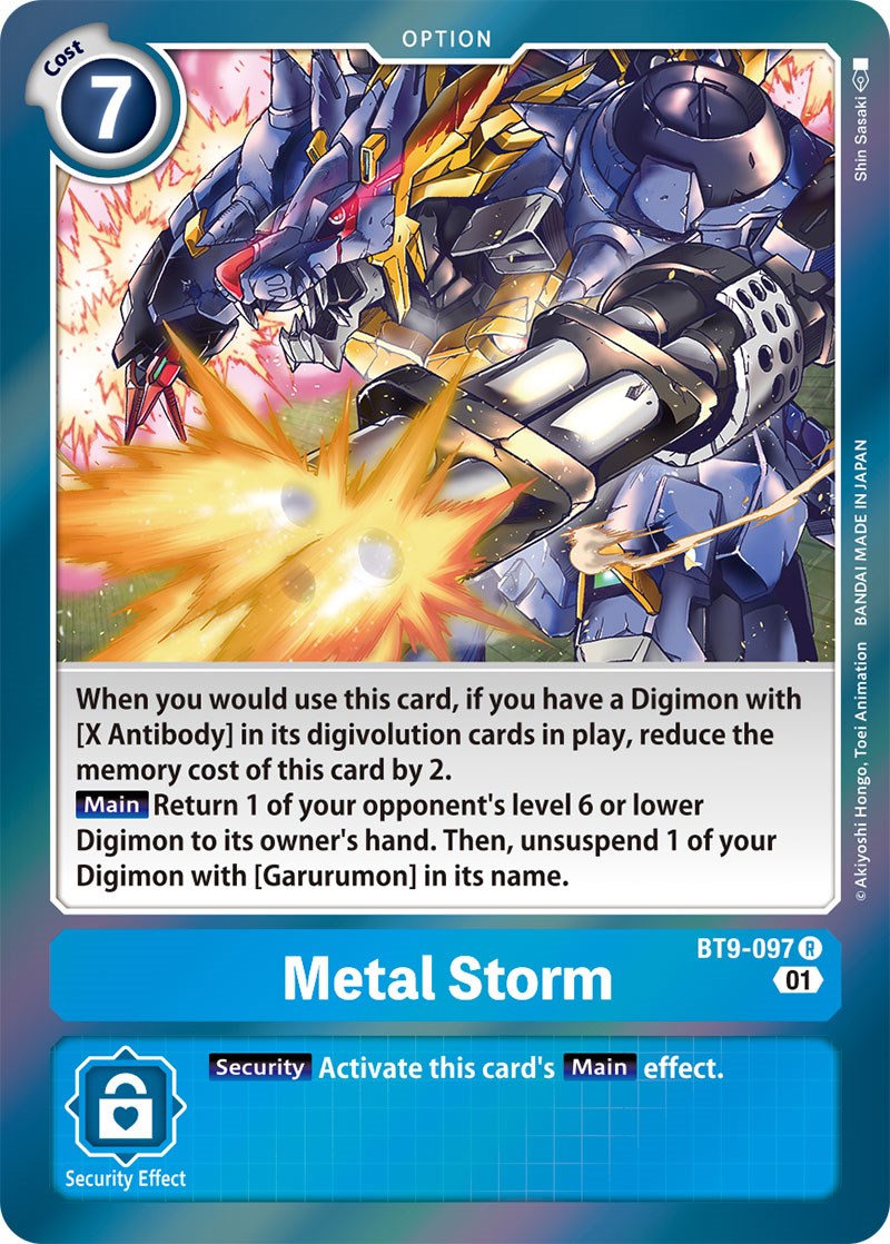 Metal Storm [BT9-097] [X Record] | Tables and Towers