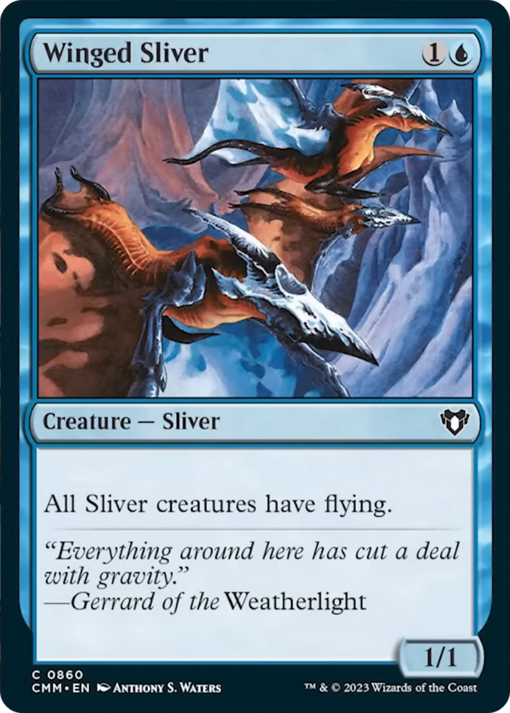 Winged Sliver [Commander Masters] | Tables and Towers