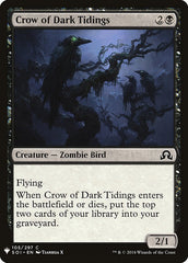 Crow of Dark Tidings [Mystery Booster] | Tables and Towers