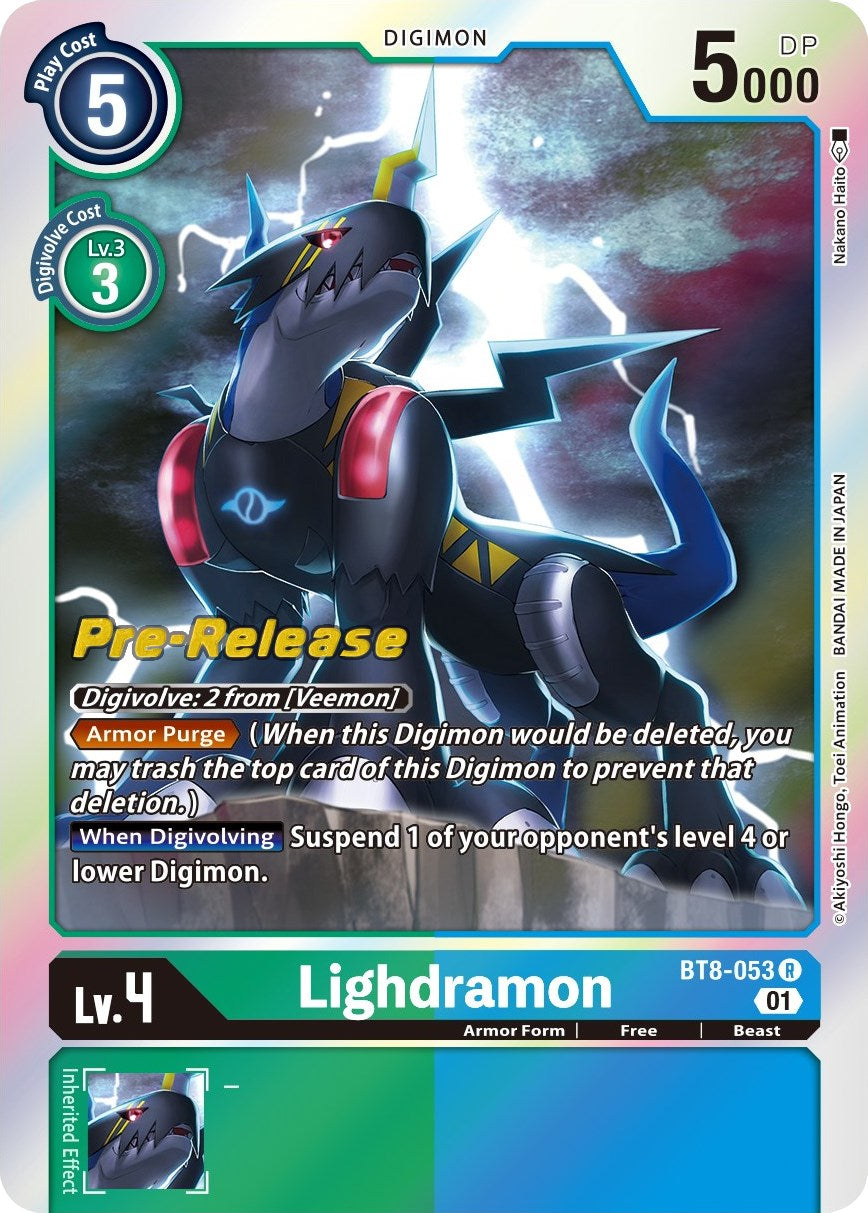 Lighdramon [BT8-053] [New Awakening Pre-Release Cards] | Tables and Towers