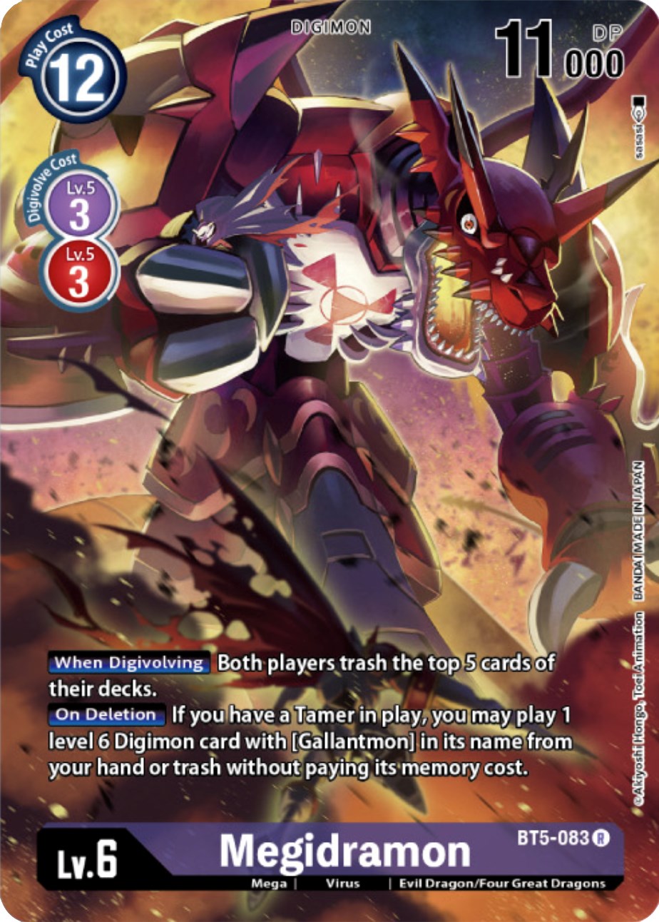 Megidramon [BT5-083] (Digimon Card Game Deck Box Set) [Battle of Omni Promos] | Tables and Towers