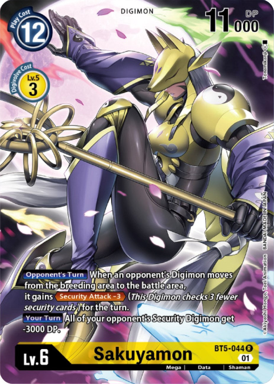 Sakuyamon [BT5-044] (Digimon Card Game Deck Box Set) [Battle of Omni Promos] | Tables and Towers