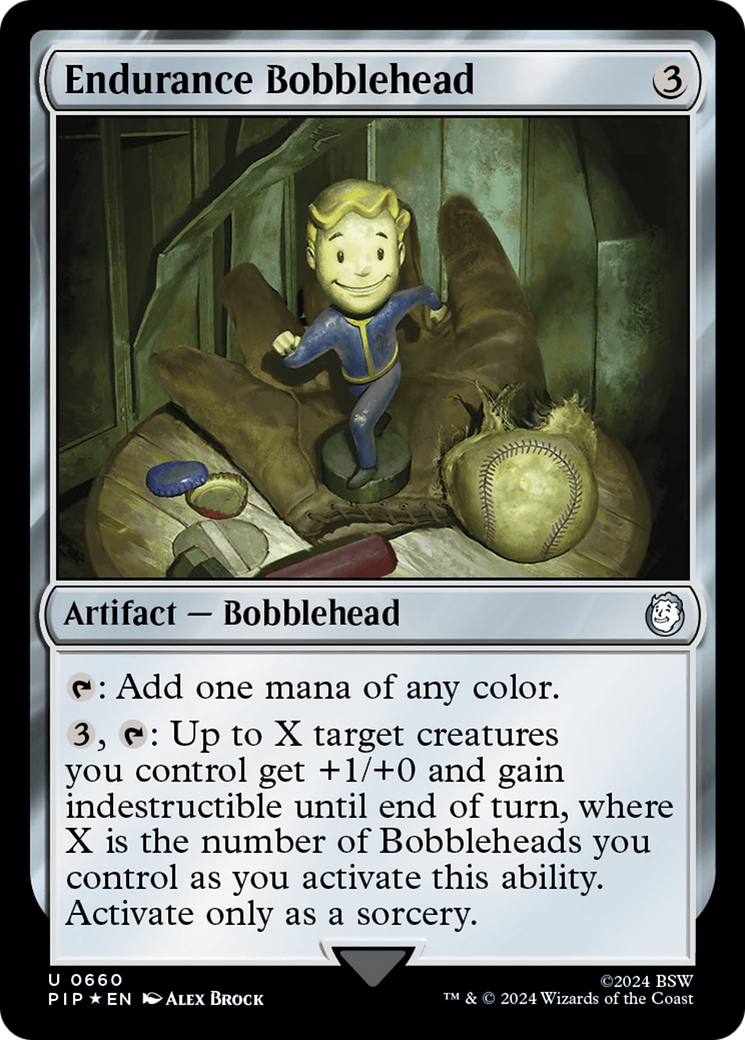 Endurance Bobblehead (Surge Foil) [Fallout] | Tables and Towers