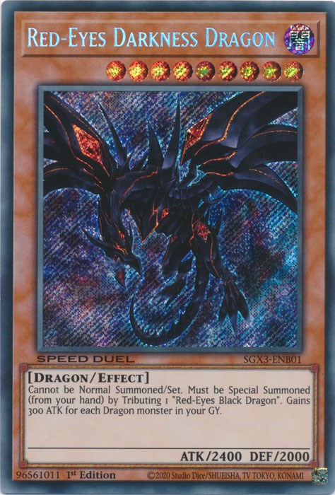 Red-Eyes Darkness Dragon [SGX3-ENB01] Secret Rare | Tables and Towers