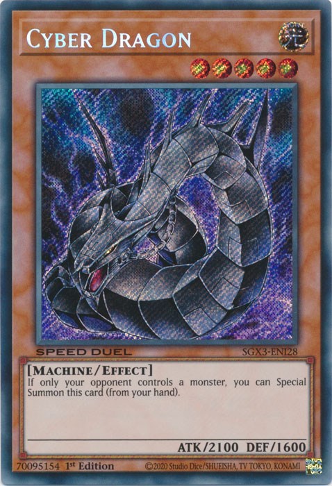 Cyber Dragon [SGX3-ENI28] Secret Rare | Tables and Towers