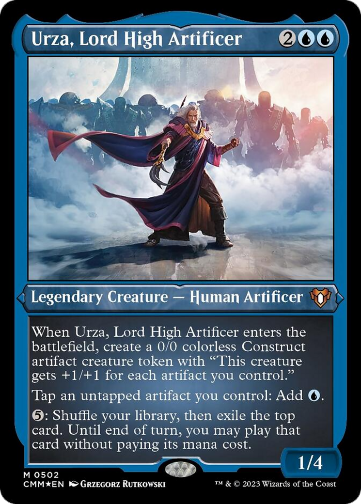 Urza, Lord High Artificer (Foil Etched) [Commander Masters] | Tables and Towers