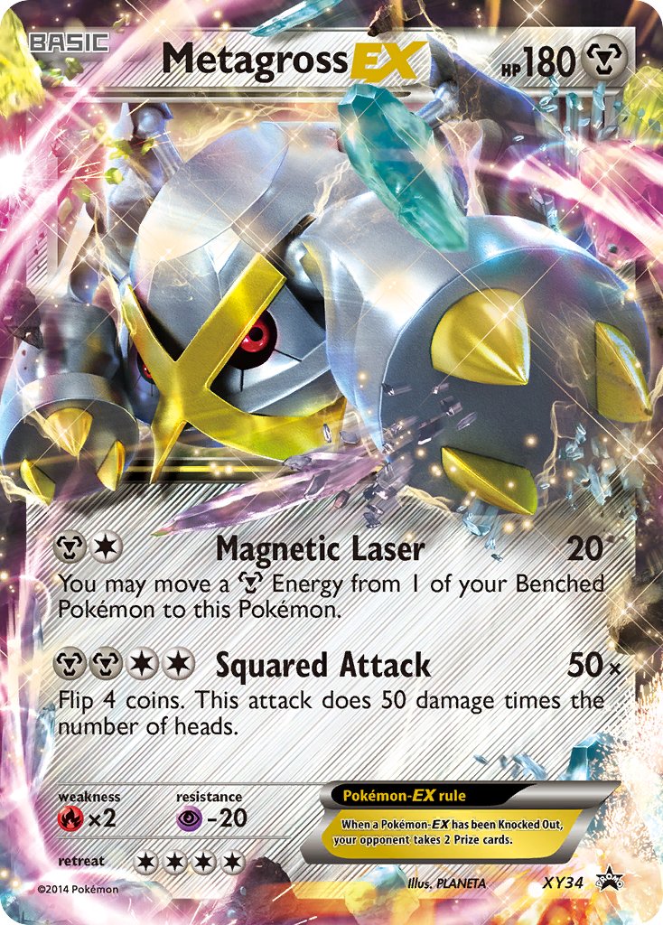 Metagross EX (XY34) [XY: Black Star Promos] | Tables and Towers