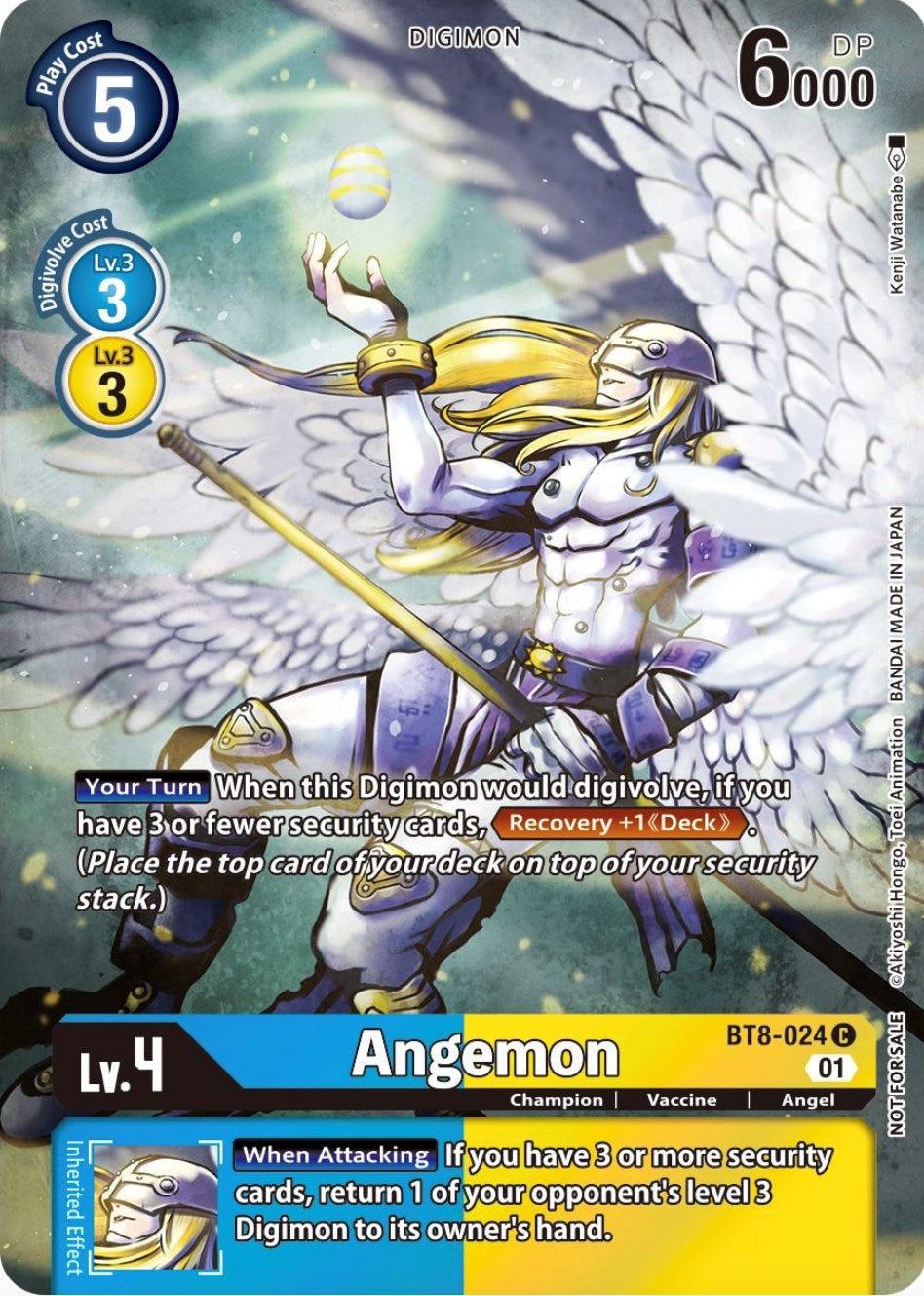 Angemon [BT8-024] (Official Tournament Pack Vol.9) [New Awakening Promos] | Tables and Towers