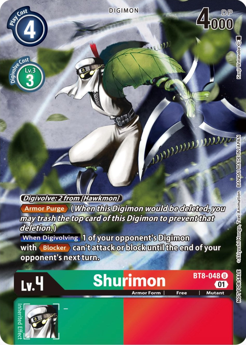 Shurimon [BT8-048] (Official Tournament Pack Vol.9) [New Awakening Promos] | Tables and Towers