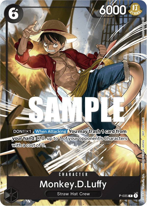 Monkey.D.Luffy (Pirates Party Vol. 3) [One Piece Promotion Cards] | Tables and Towers