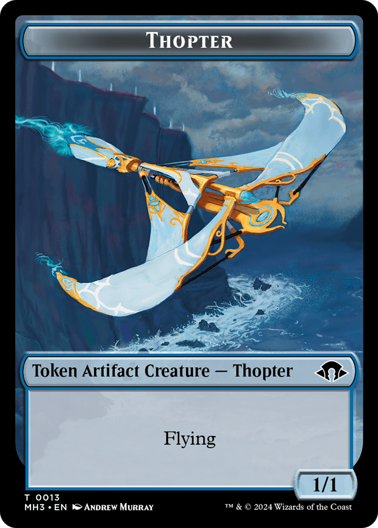 Phyrexian Germ // Thopter Double-Sided Token [Modern Horizons 3 Tokens] | Tables and Towers