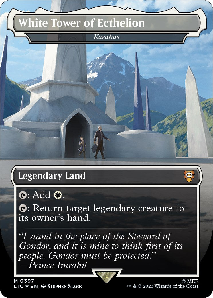 White Tower of Ecthelion - Karakas (Surge Foil Realms and Relics) [The Lord of the Rings: Tales of Middle-Earth Commander] | Tables and Towers