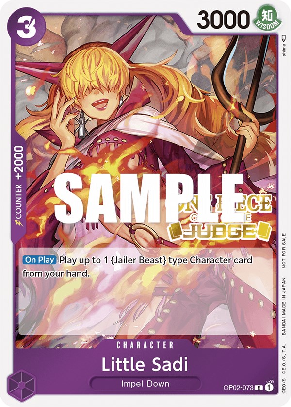 Little Sadi (Judge) [One Piece Promotion Cards] | Tables and Towers