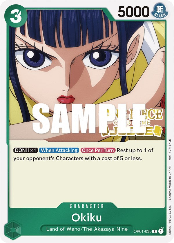 Okiku (Judge) [One Piece Promotion Cards] | Tables and Towers