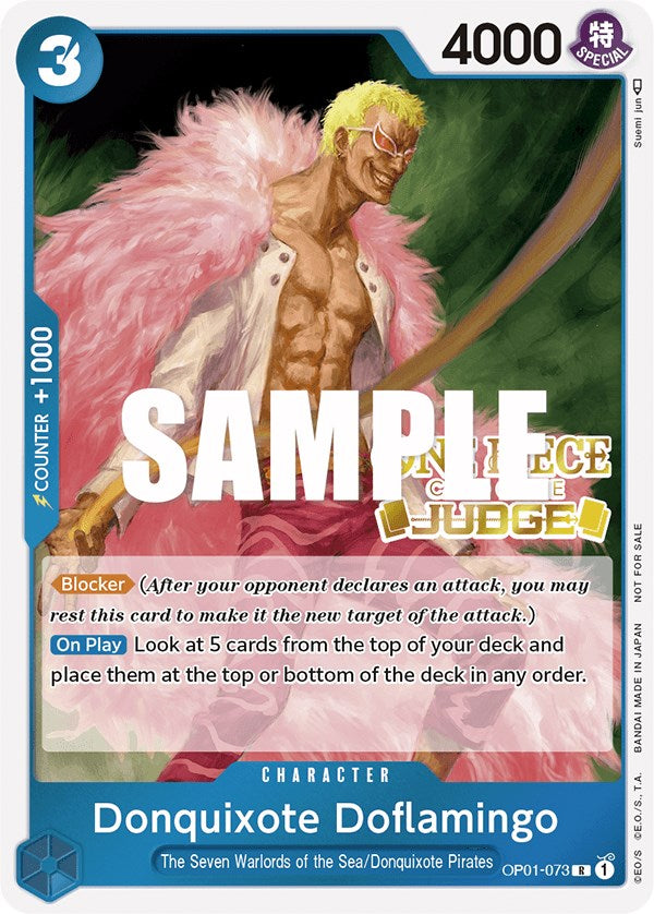 Donquixote Doflamingo (Judge) [One Piece Promotion Cards] | Tables and Towers