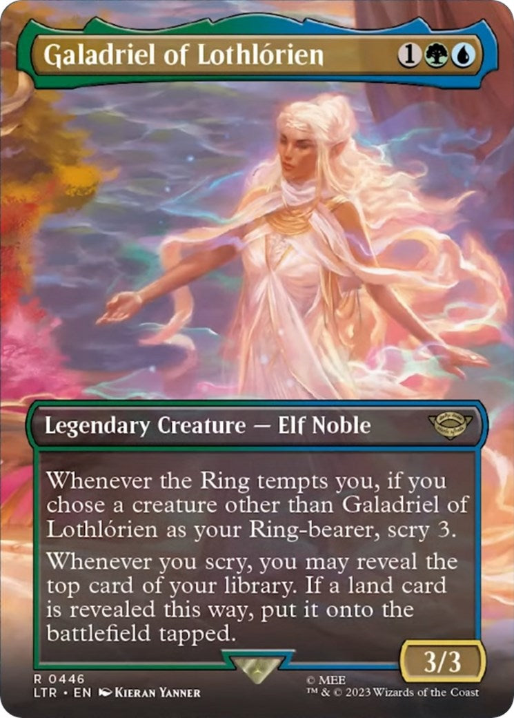 Galadriel of Lothlorien (Borderless Alternate Art) [The Lord of the Rings: Tales of Middle-Earth] | Tables and Towers