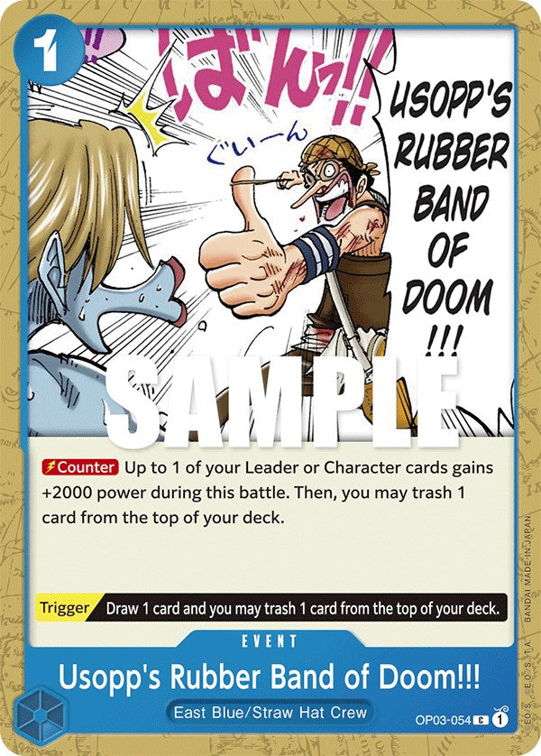 Usopp's Rubber Band of Doom!!! [Pillars of Strength] | Tables and Towers