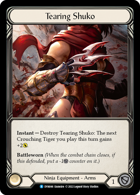 Tearing Shuko [DYN046] (Dynasty)  Rainbow Foil | Tables and Towers