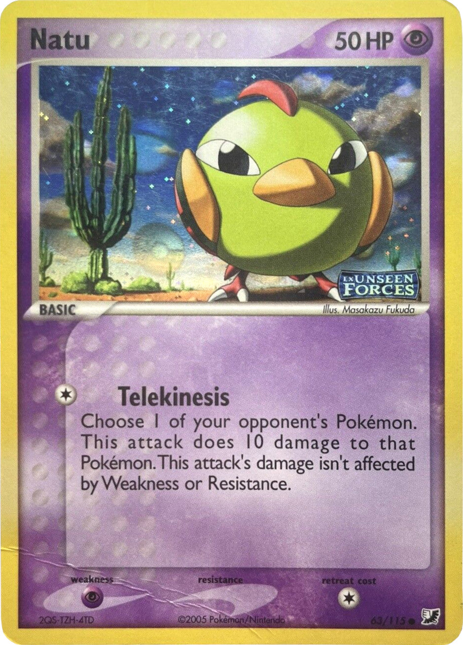 Natu (63/115) (Stamped) [EX: Unseen Forces] | Tables and Towers