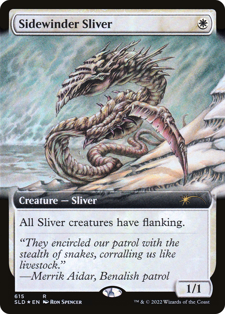 Sidewinder Sliver (Extended Art) [Secret Lair Drop Promos] | Tables and Towers