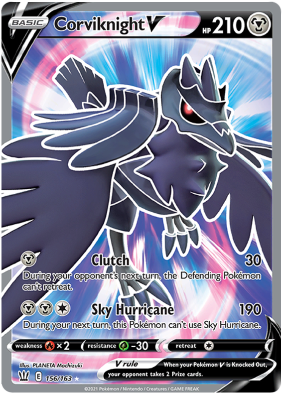 Corviknight V (156/163) [Sword & Shield: Battle Styles] | Tables and Towers