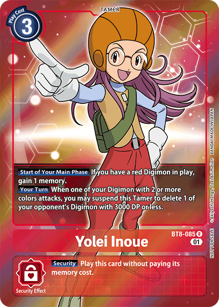 Yolei Inoue [BT8-085] (Alternative Art - Box Topper) [New Awakening] | Tables and Towers