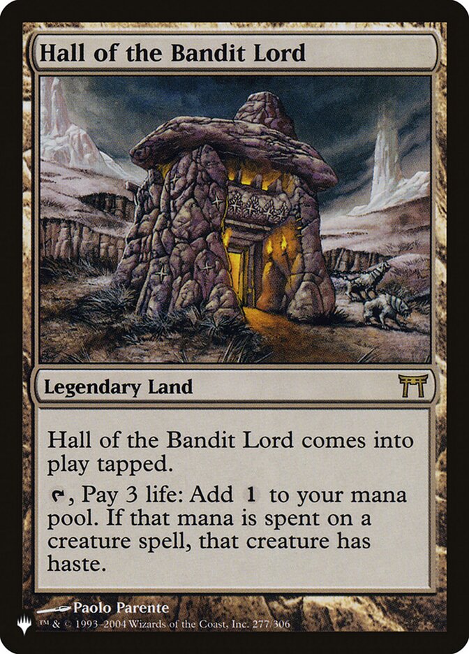 Hall of the Bandit Lord [The List] | Tables and Towers