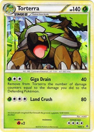 Torterra (10/95) (Cracked Ice Holo) [HeartGold & SoulSilver: Unleashed] | Tables and Towers