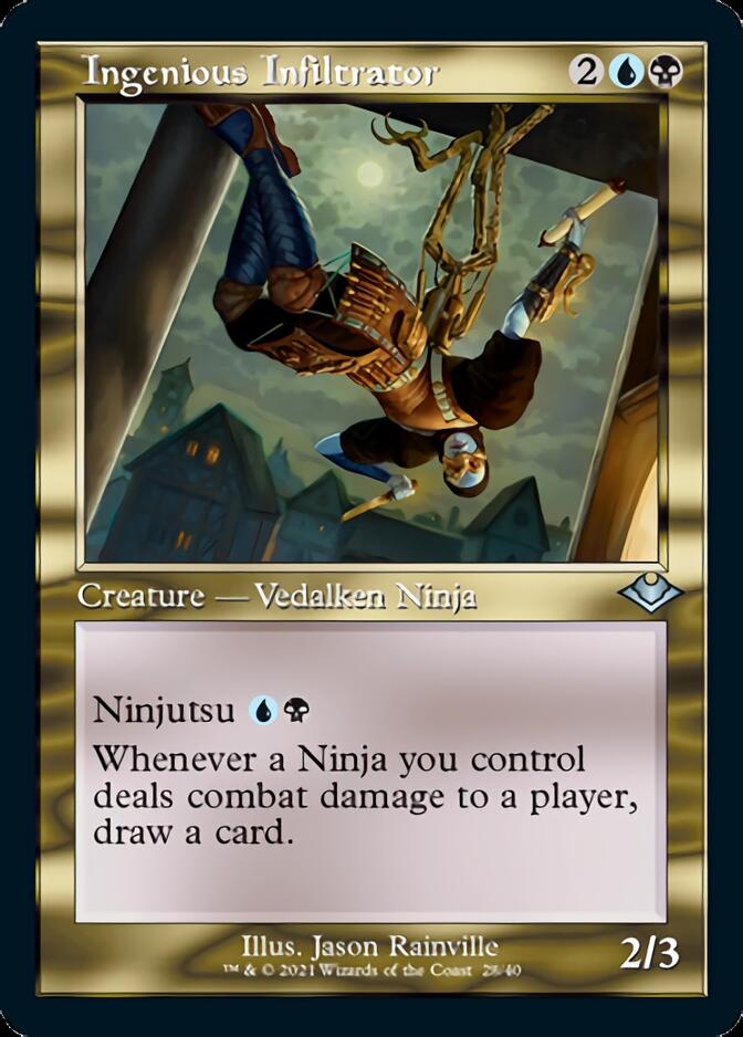 Ingenious Infiltrator (Retro Foil Etched) [Modern Horizons] | Tables and Towers